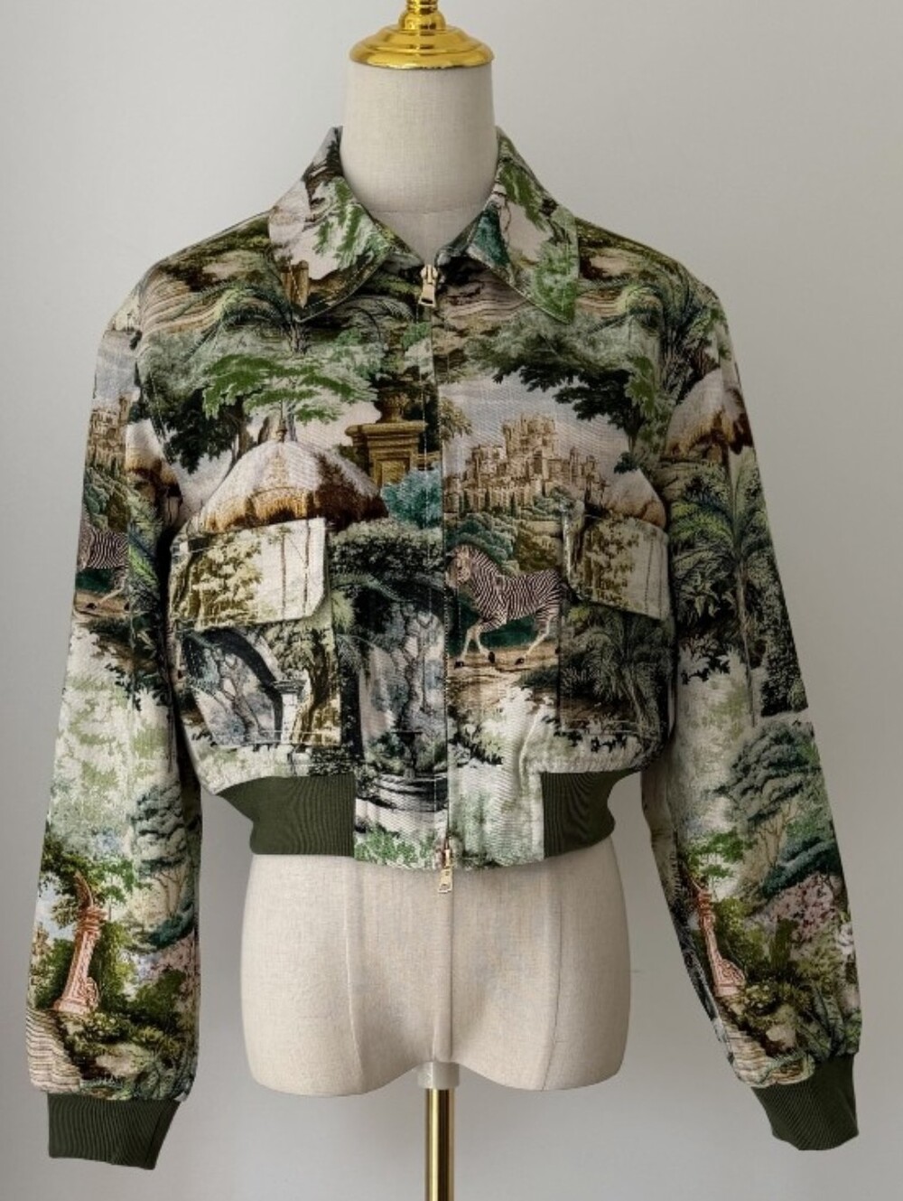 Alice + Olivia WILLARD DENIM AVIATOR JACKET - Picture 9 of 15